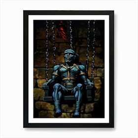 Swinging Man 1 Art Print