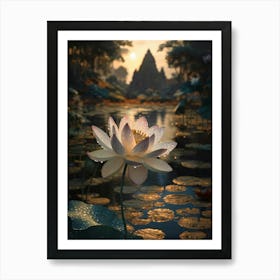 Lotus Flower Art Print