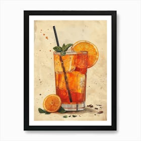 Iced Tea 9 Art Print