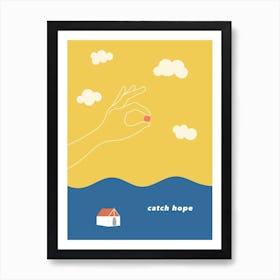 catch hope - sunset fantasy Art Print