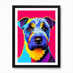 Kerry Blue Terrier Andy Warhol Style Dog Art Print