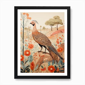 Pheasant 6 Detailed Bird Painting Art Print