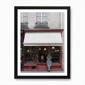 French Cafe In Paris Art Print
