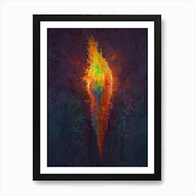 Default Draw Me Funny A Rebellious Carrot Spray Painting Graff 2 Art Print