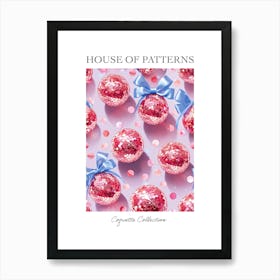 Coquette Disco Balls 3 Pattern Poster Art Print