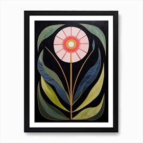 Oxeye Daisy 1 Hilma Af Klint Inspired Flower Illustration Art Print
