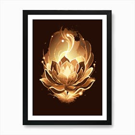 Lotus Flower 4 Art Print