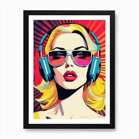 Sound Washington Retro Pop Art 15 Art Print