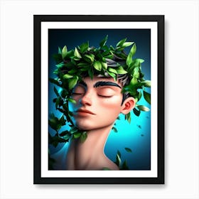 Portrait Of A Young Man 5 Art Print