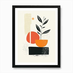 Abstract Plant 3 Art Print