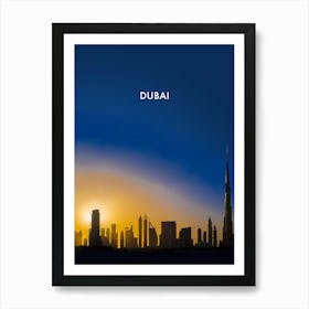 Simply Dubai Art Print