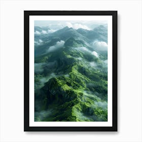 Landscape Painting 2 Art Print