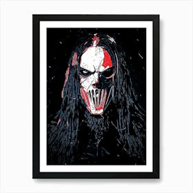 Mick Thomson Mask slipknot band Art Print