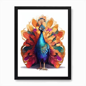 Peacock 3 Art Print