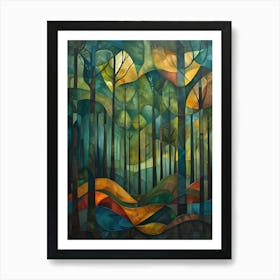 Forest Landscape 1 Art Print