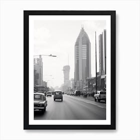 Colombo, Sri Lanka,, Black And White Old Photo 2 Art Print