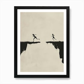 Cliff Edge Art Print