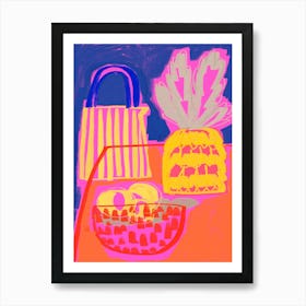 Neon Still Life No 8 Art Print