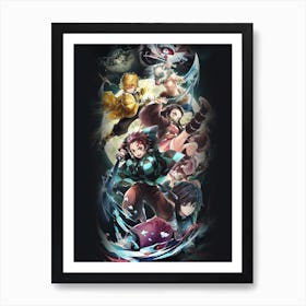 DEMON SLAYER Art Print