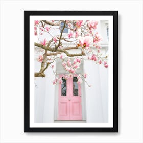 Pink Magnolia Art Print
