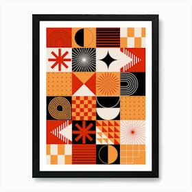minimalism art Geometric Pattern Art Print
