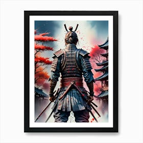 Samurai Warrior Art Print