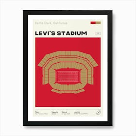 San Francisco - Levi'S Stadium Art Print