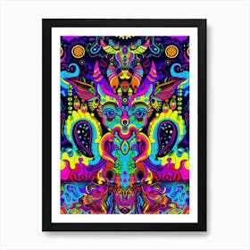 Psychedelic Art, Psychedelic Art, Psychedelic Art, Psychedelic Art, Psychedelic Art, Art Print