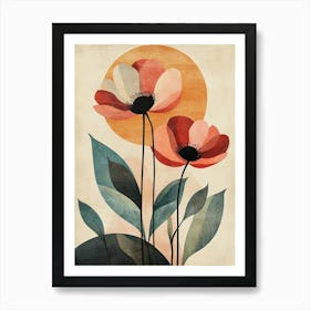 Poppies In The Sun Art Print