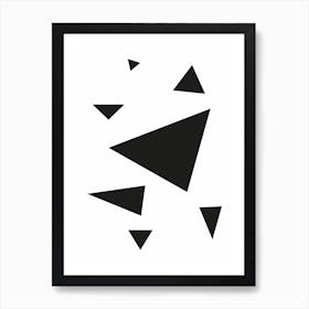 Triangles Abstract print Art Print