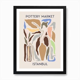 Istanbul Pottery Market Art Print
