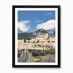 Selva Majorca Village In The Mountains Art Print