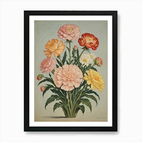 Carnations Art Print