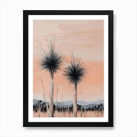 Australian native grass trees Art Print