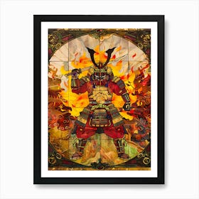 Samurai Warrior 5 Art Print