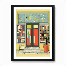 Lyon The Book Nook Pastel Colours 3 Art Print