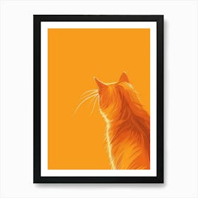 Orange Tabby Cat 10 Art Print