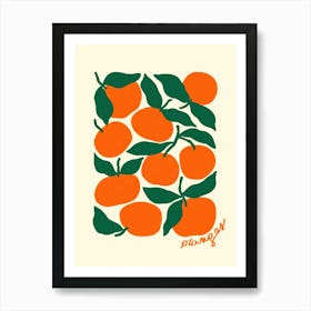 Oranges Kitchen Art Print