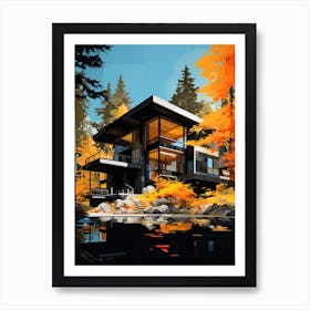 House In The Woods Art Print