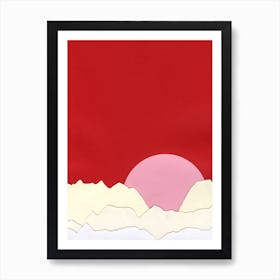 Sunset Styria Art Print