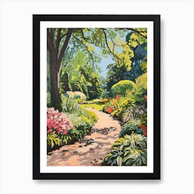 Holland Park Gardens London Parks Garden 2 Painting Art Print