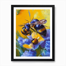 Wax Bees 1 Painting Art Print