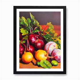 Beetroot Cezanne Style vegetable Poster