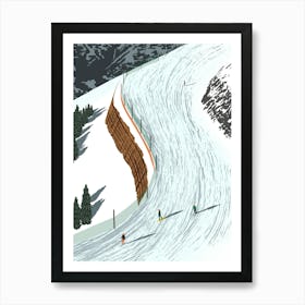 Ski Art Print