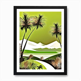 Palm Trees In The Sun 2 Art Print