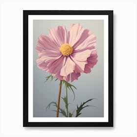 Floral Illustration Cosmos 2 Art Print