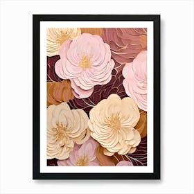 Paper Flowers 34 Art Print