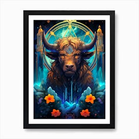 Bull Of The Gods Art Print