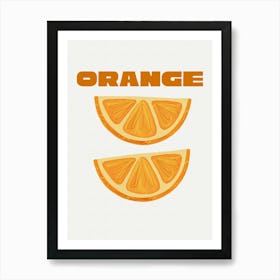 Orange Slices 3 Art Print