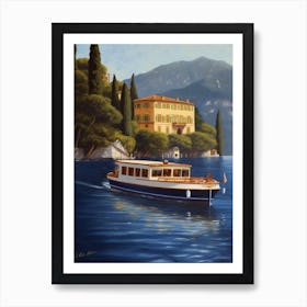 Lake Como Luxury Art Print